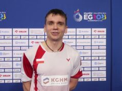 Dominik Kwinta po meczu z Viktorem Axelsenem