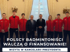 Kadra badmintona w kancelarii Prezydenta